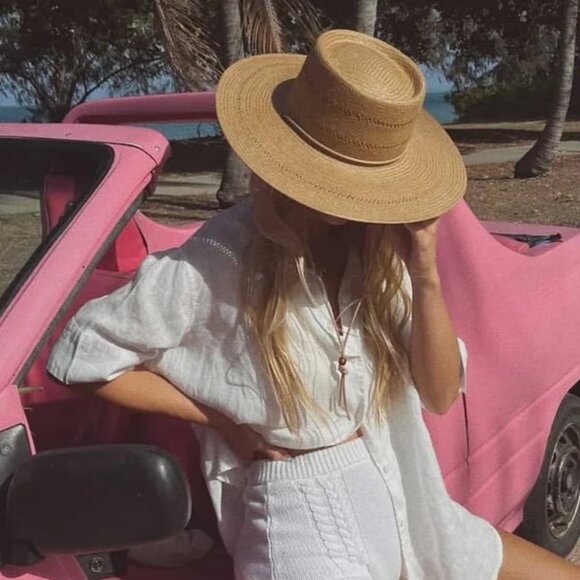 Lightweight Breathable Summer Lack of Color Unisex Jacinto Hat - Picture 1 of 6